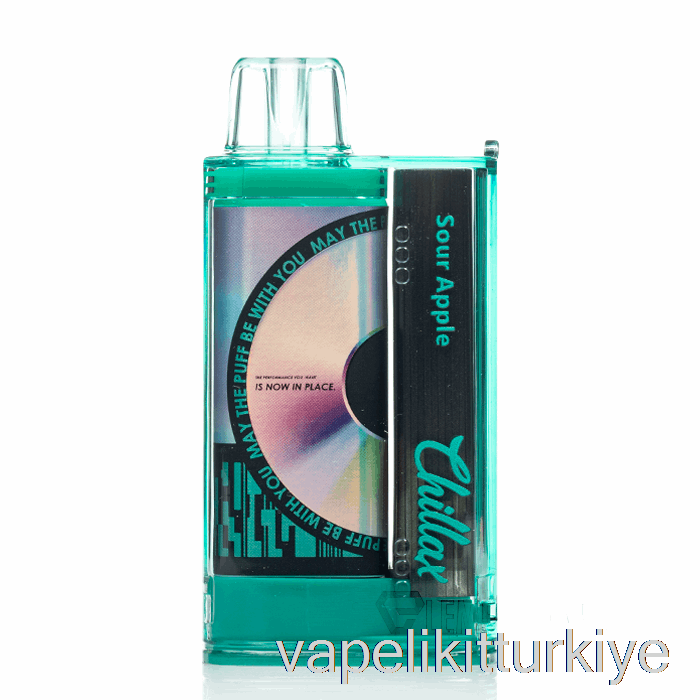Vape Likit Chillax 15000 Tek Kullanımlık Ekşi Elma